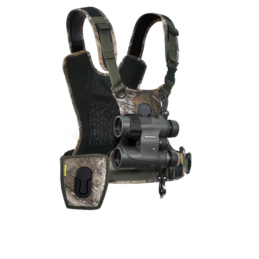 CCS G3 CAMO Binocular & Camera Harness - Cotton Camera Carrying Systems