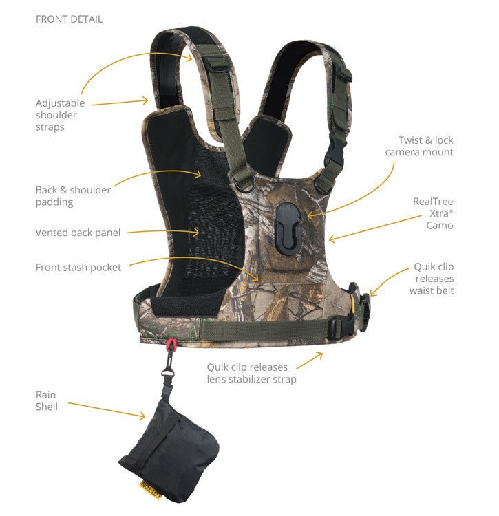 CCS G3 Camo Harness Camera Vest