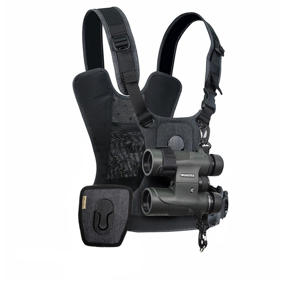 CCS G3 GREY Binocular & Camera Harness - Cotton Camera Carrying Systems